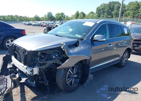 2019 Infiniti Qx60 Luxe from USA, damaged, VIN 5N1DL0MM3KC509048